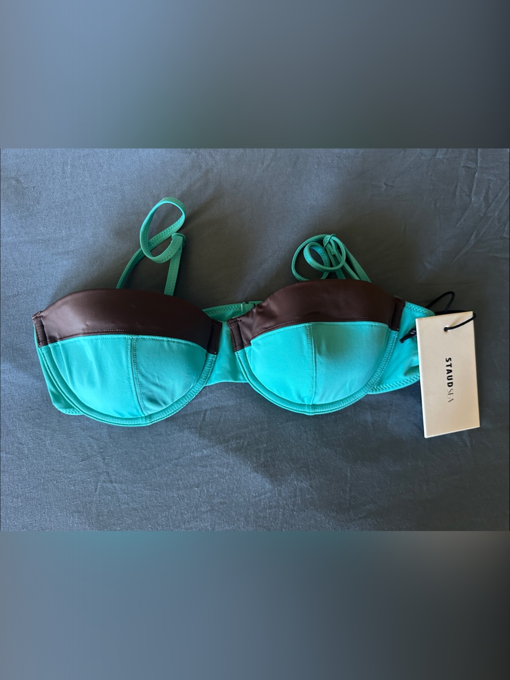 STAUD Jo Balconette Bikini Top